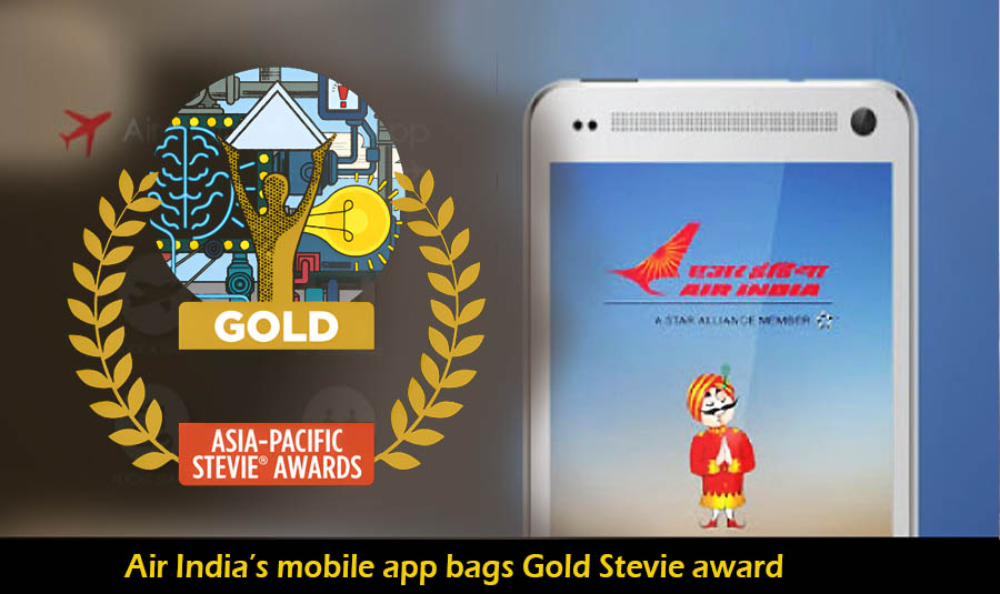 Air Indias mobile app bags Gold Stevie award
