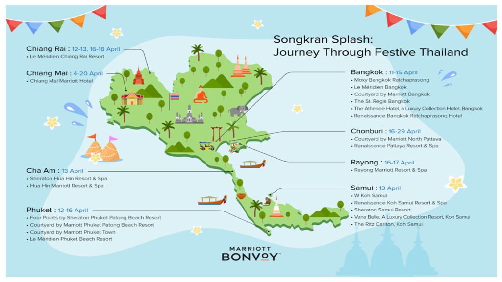Experience the spirit of Songkran with Marriott Bonvoys portfolio of