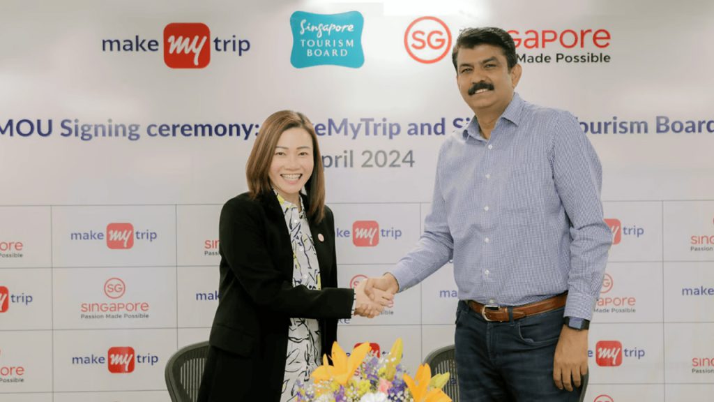 Singapore Tourism Board and MakeMyTrip ink