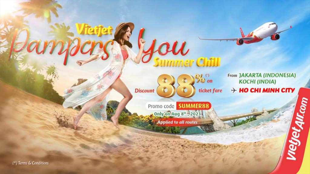 VietJets summer promotion offers discounts for Indian travellers