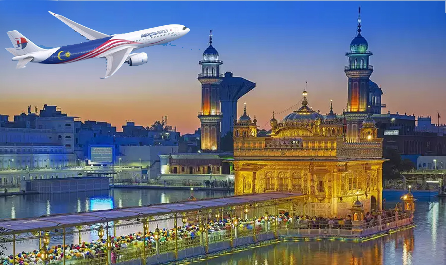 malaysian airlines to Amritsar