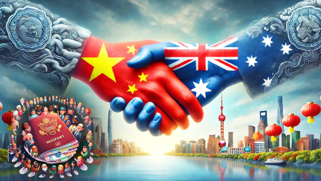 China Australia announce 5 year multiple entry visas