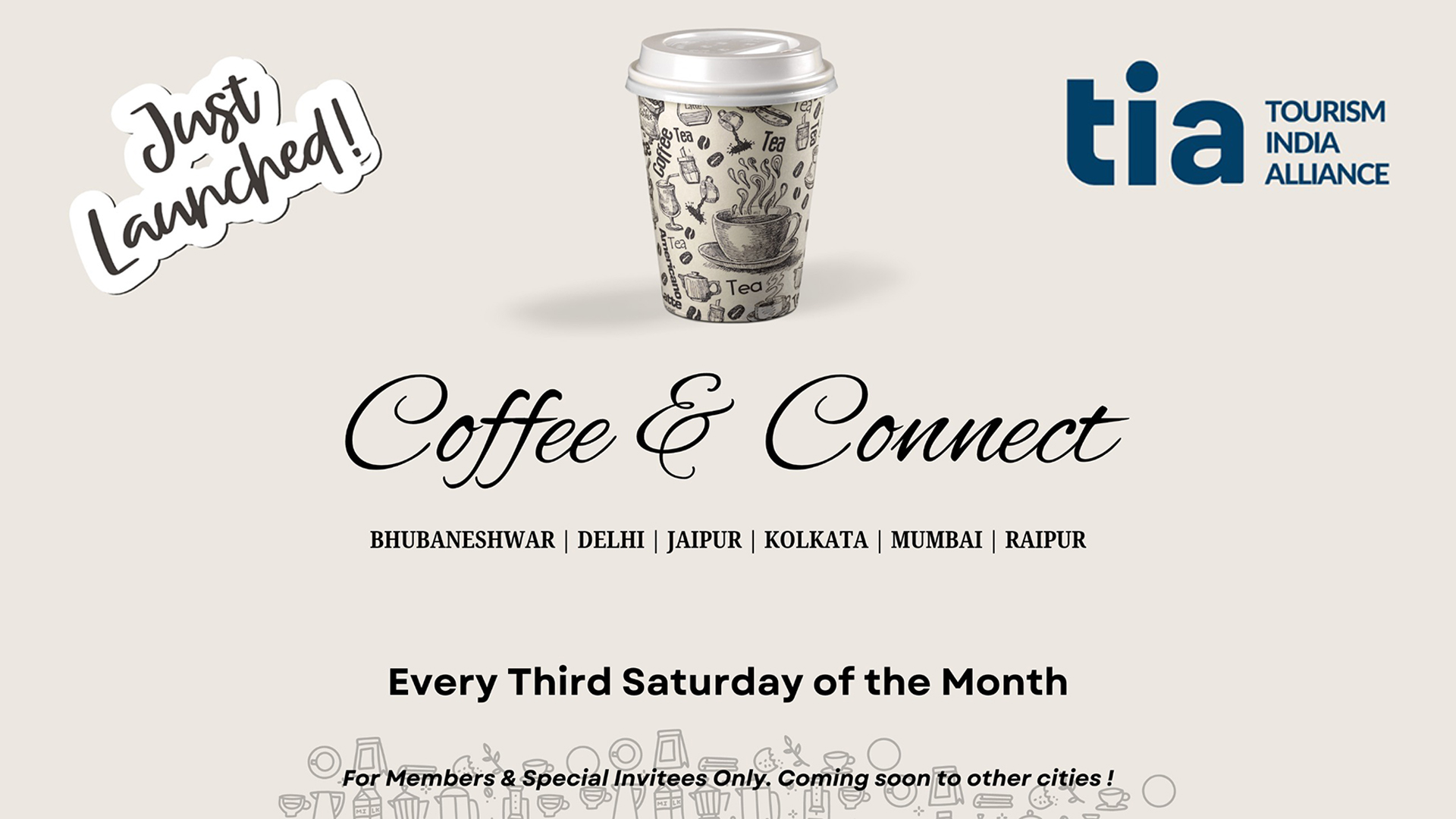 TIA launches “Coffee & Connect” series from Jaipur, Rajasthan Travel