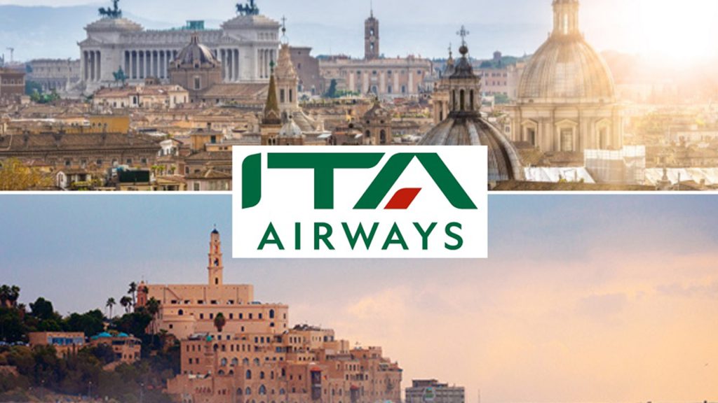 ITA Airways resumes flights between Tel Aviv and Rome starting September 5