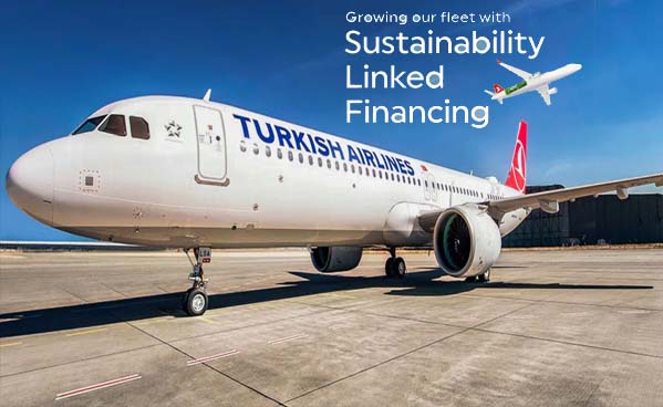 Turkish Airlines secures first sustainability linked loan for two Airbus A321NEO aircraft