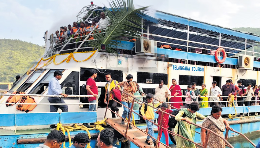 Telangana Tourism launches new cruise ship service from Nagarjunasagar to Srisailam