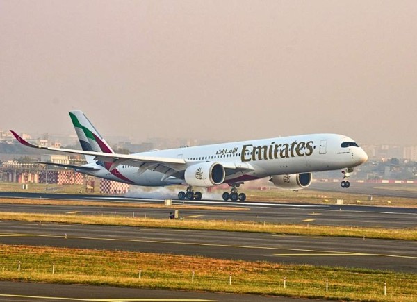 2. India Welcomes Emirates First Airbus A350 as It Lands in Mumbai 1